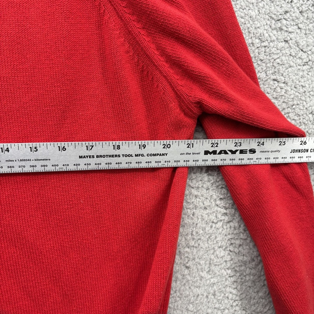 Pendleton Red V-Neck Sweater - Picture 7 of 11